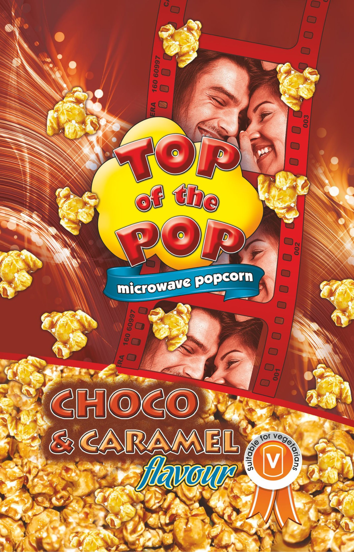 Choco & Caramel popcorn